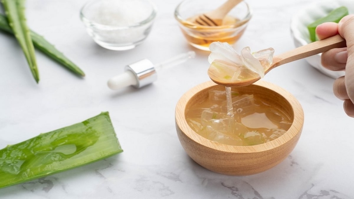 هیه ژل آلوئه‌ورا خانگی
